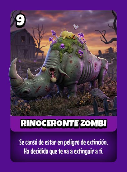 Carta Zombi (z9)
